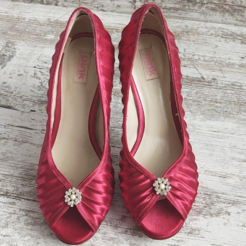 Pink Paradox London Rhinestone Pumps - Picture 4 of 16